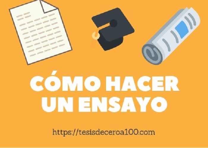 CÓMO HACER UN ENSAYO
